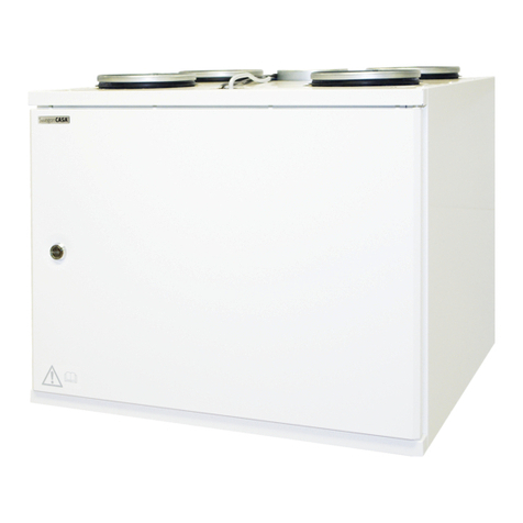 Swegon CASA W100B Instructions for installation, operation and maintenance