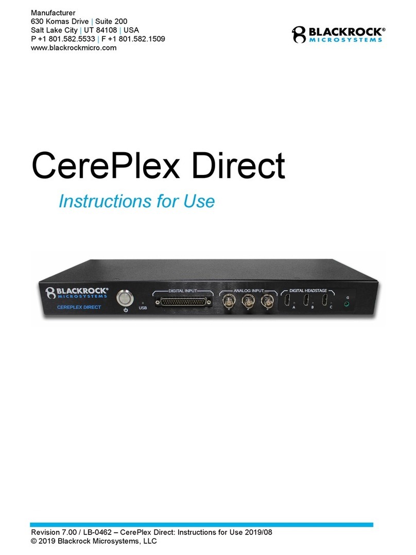 Blackrock Microsystems CerePlex Direct Instructions for use