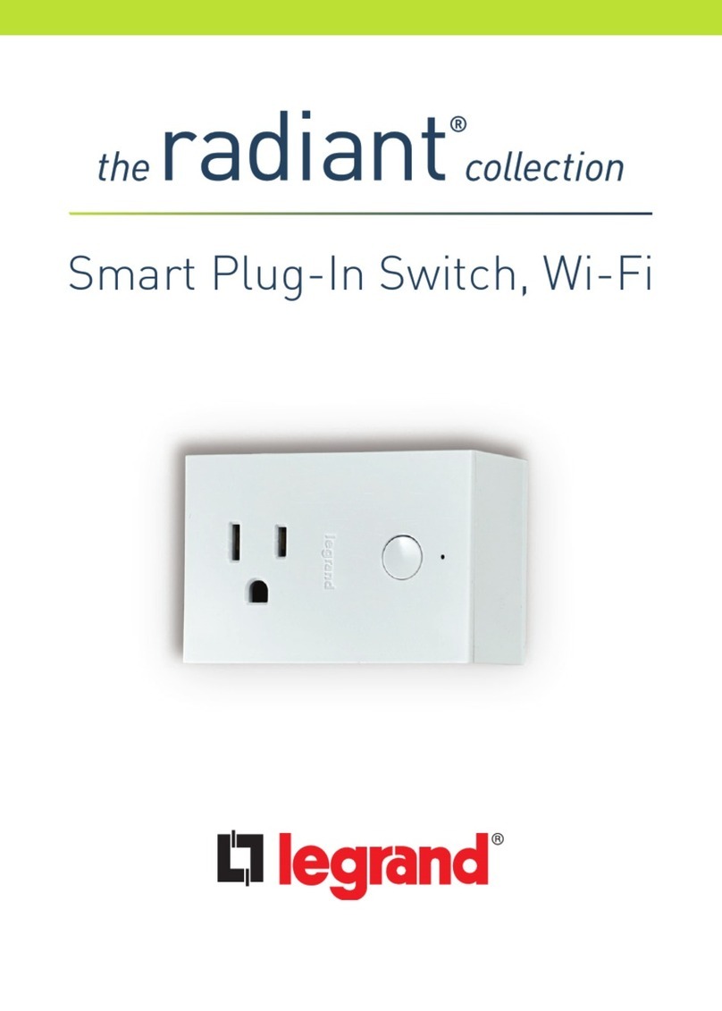 LEGRAND Radiant Series User manual