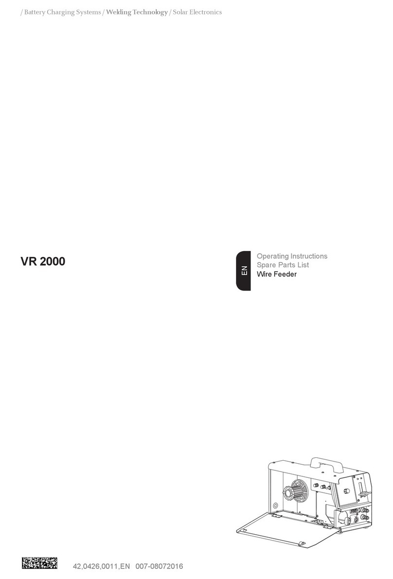 FRO­NIUS VR 2000 operating instructions