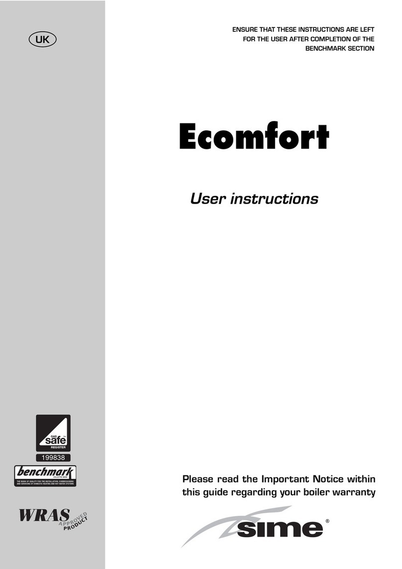 Sime Ecomfort User manual Sime Ecomfort User manual