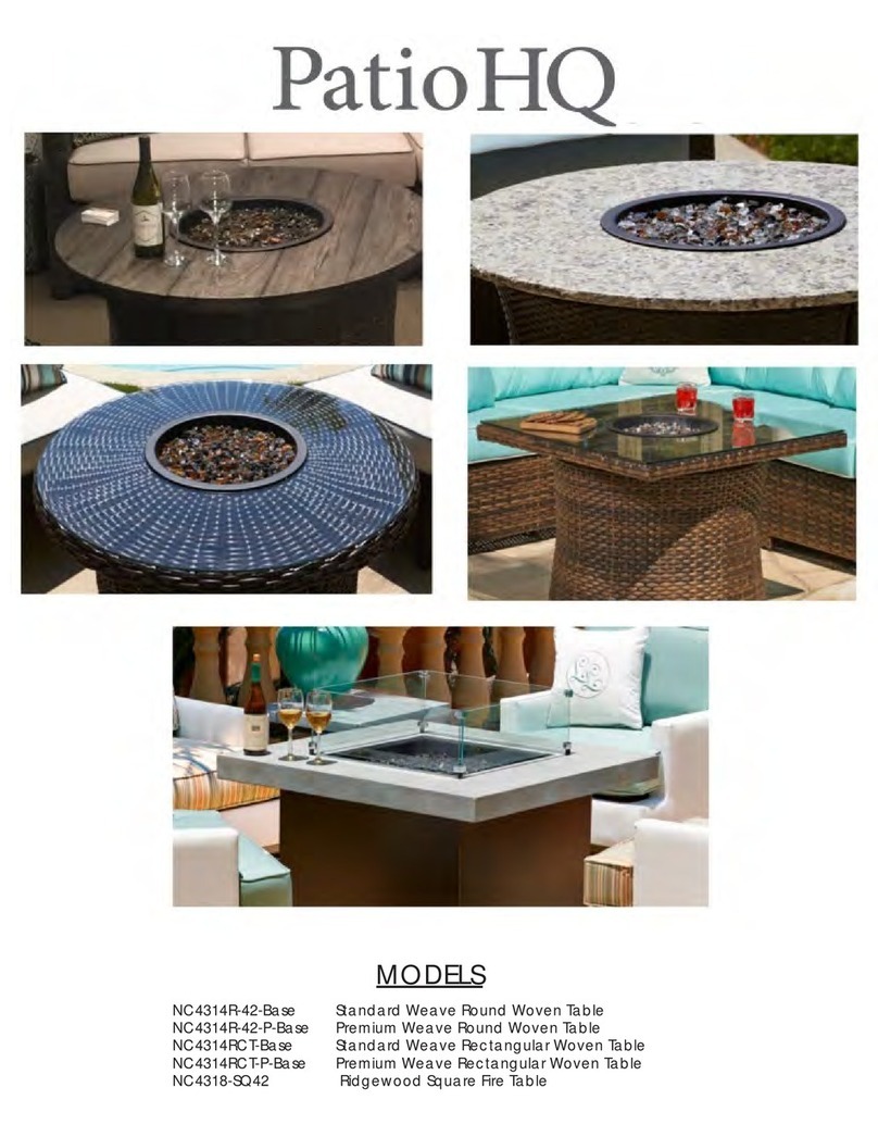 PATIO HQ NC4314R-42-Base manual PATIO HQ NC4314R-42-Base manual