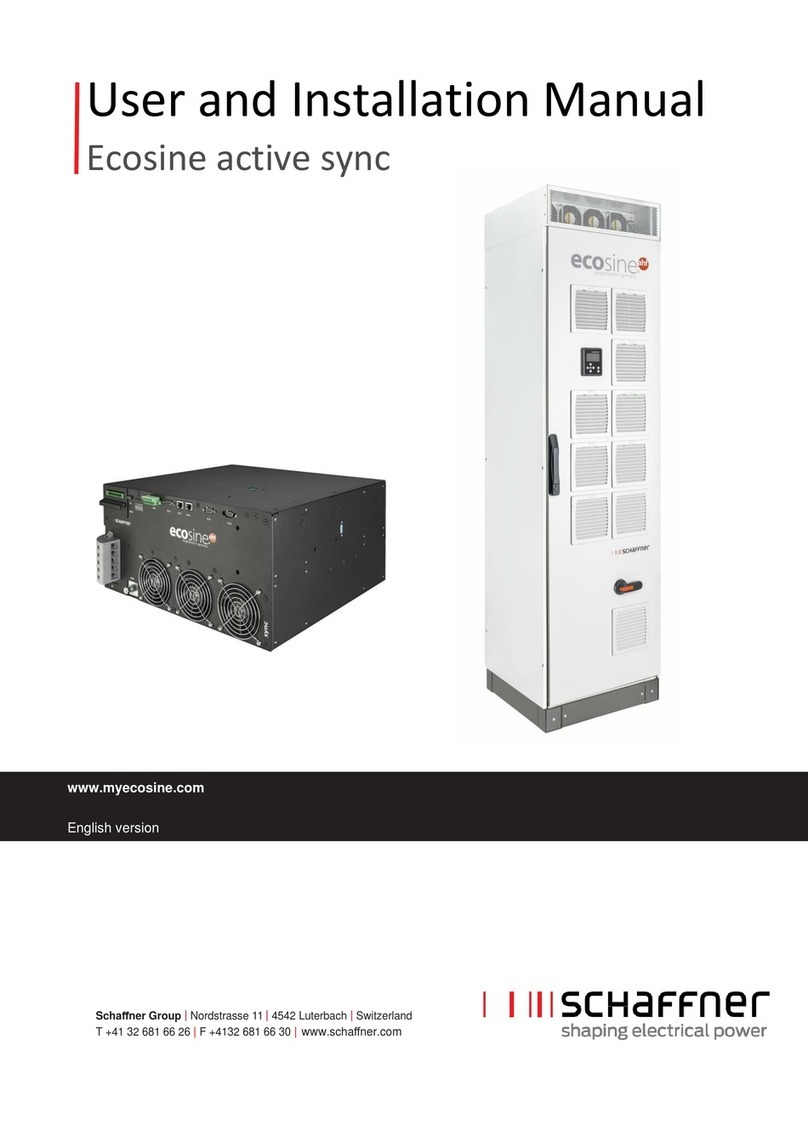 Schaffner Ecosine active sync User and installation manual