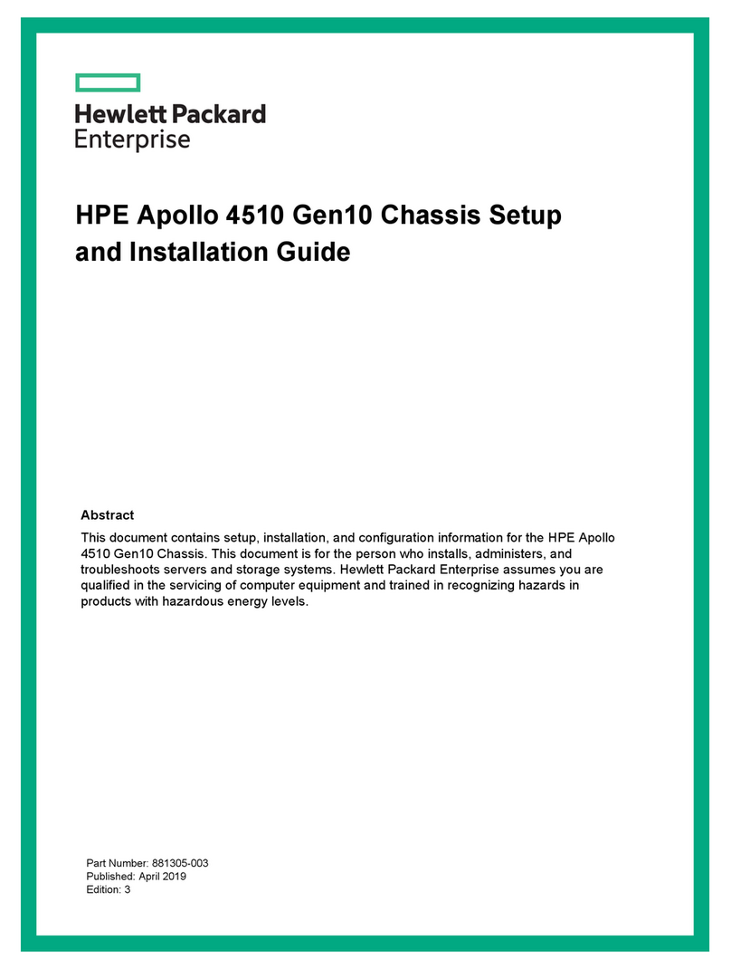 Hewlett Packard Enterprise Apollo 4510 Gen10 Operating and safety instructions