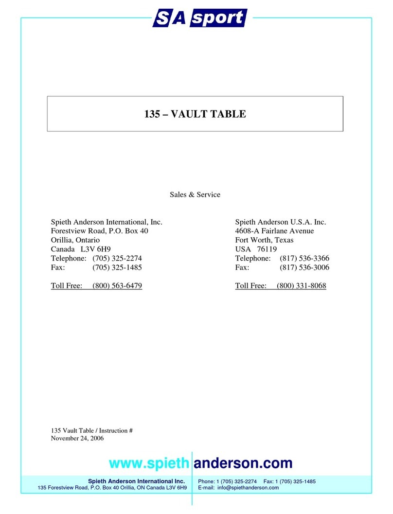 SA Sport 135 quick start guide