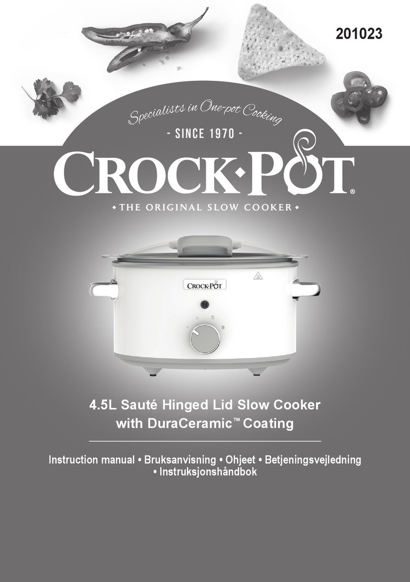 Crock-Pot 201023 instruction manual