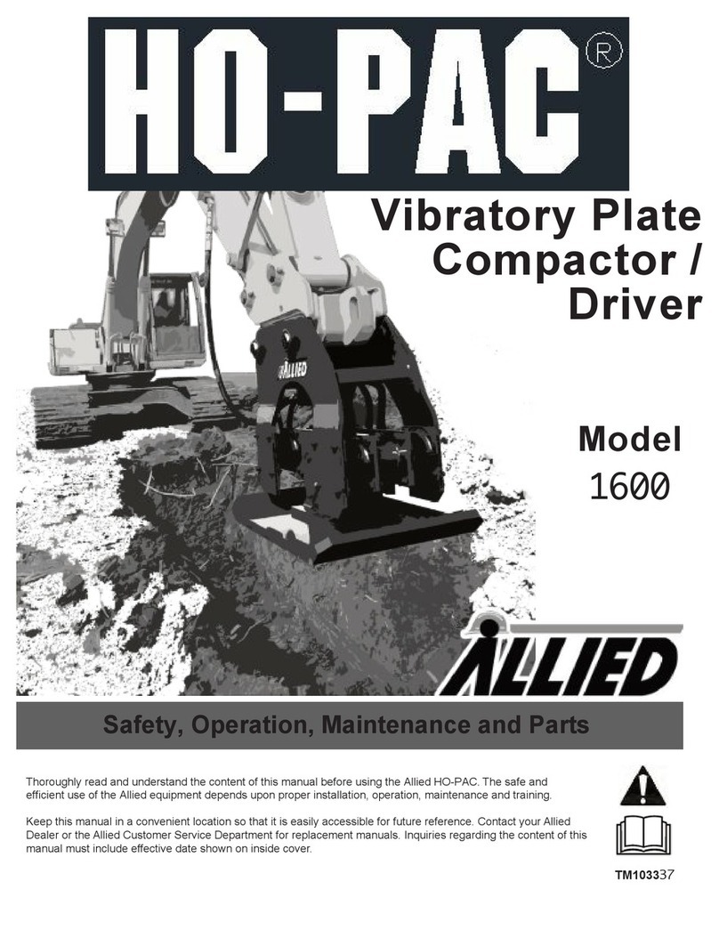 Allied Ho-Pac 1600 Safety, Operation, Maintenance and Parts Allied Ho-Pac 1600 Safety, Operation, Maintenance and Parts