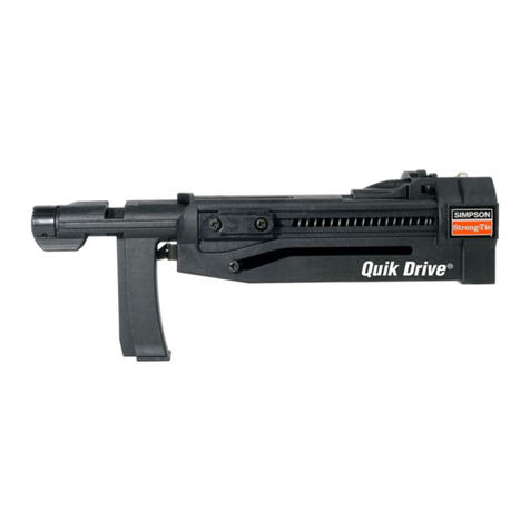 Simpson Strong-Tie Quik Drive Pro Series User manual