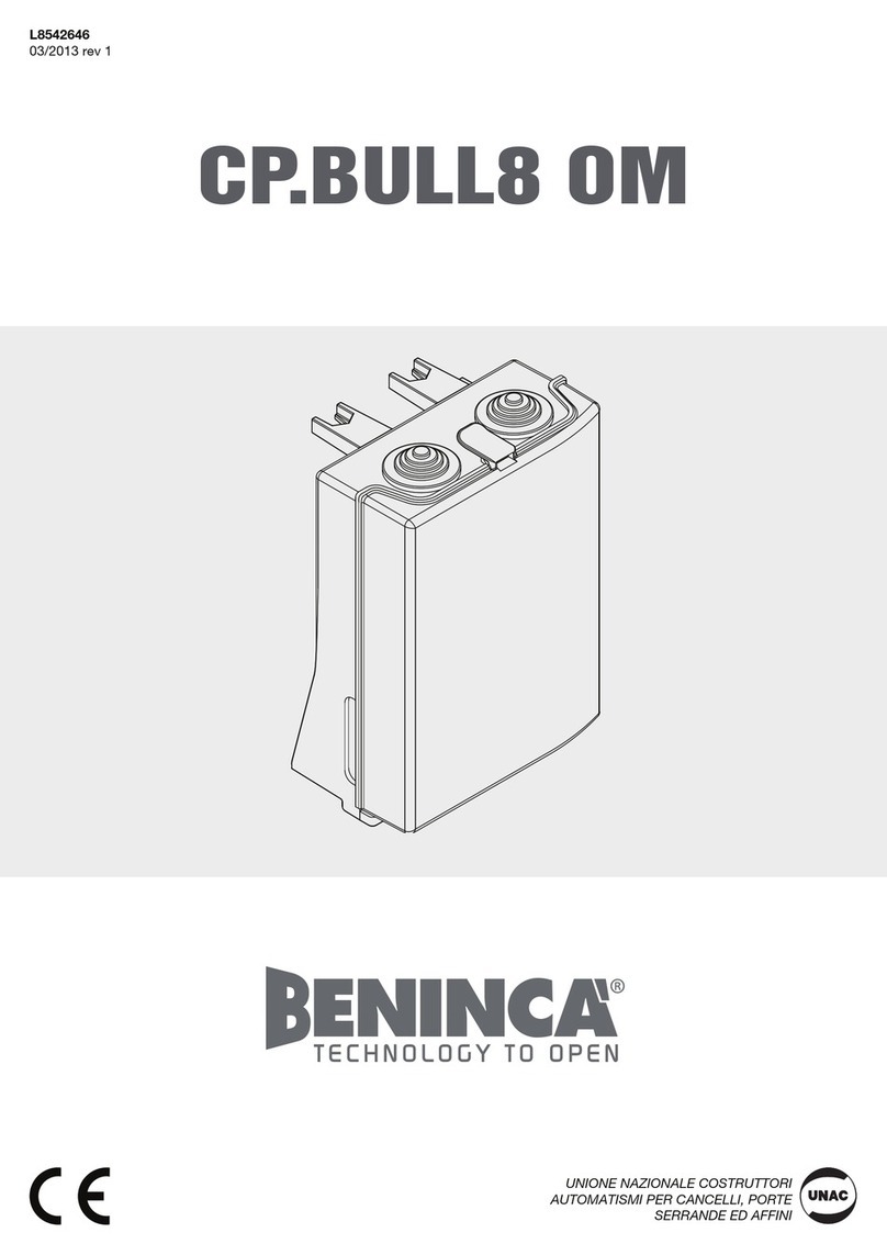 Beninca CP.BULL8 OM manual