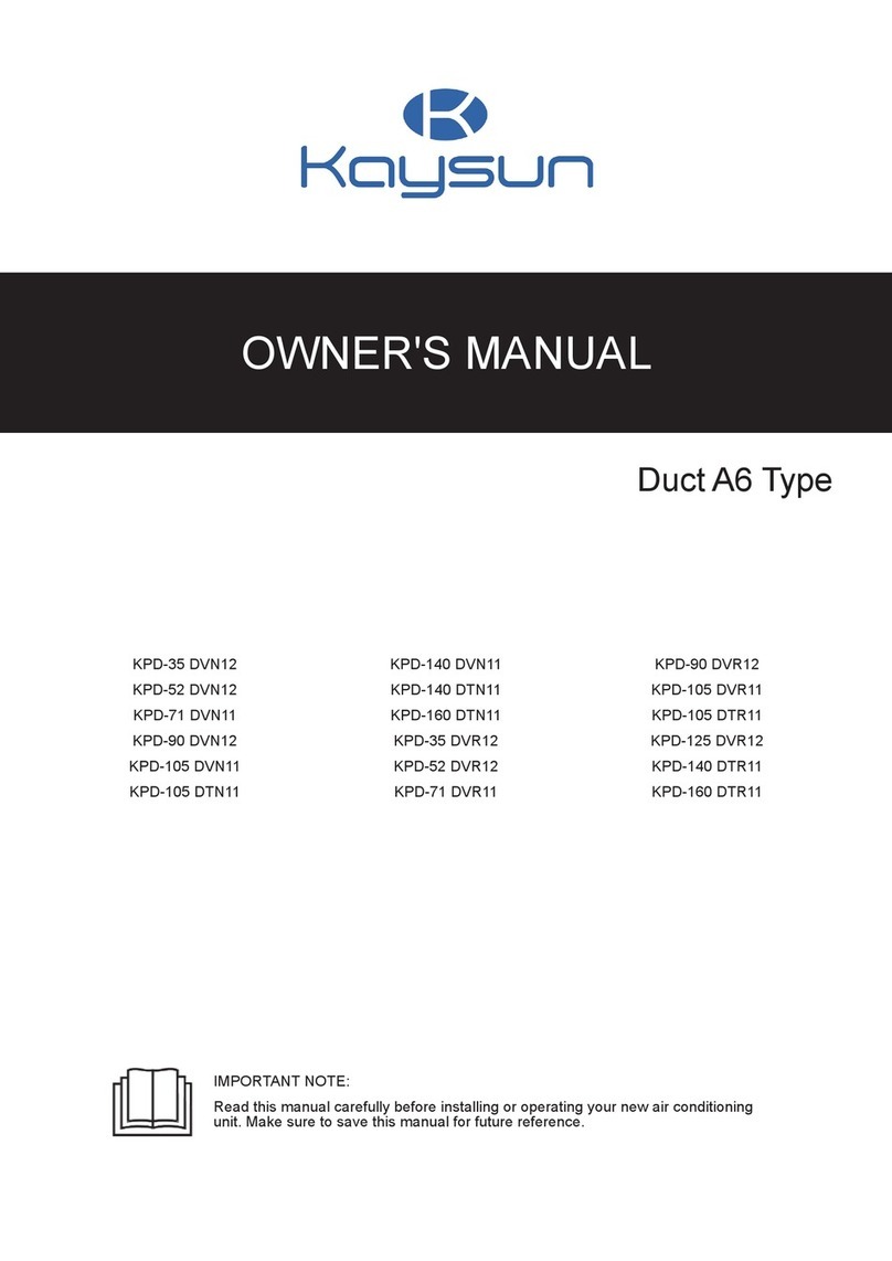 Kaysun KPD-35 DVN12 User manual