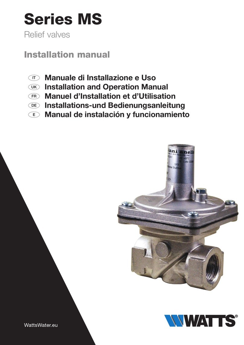 Watts MS20 User manual