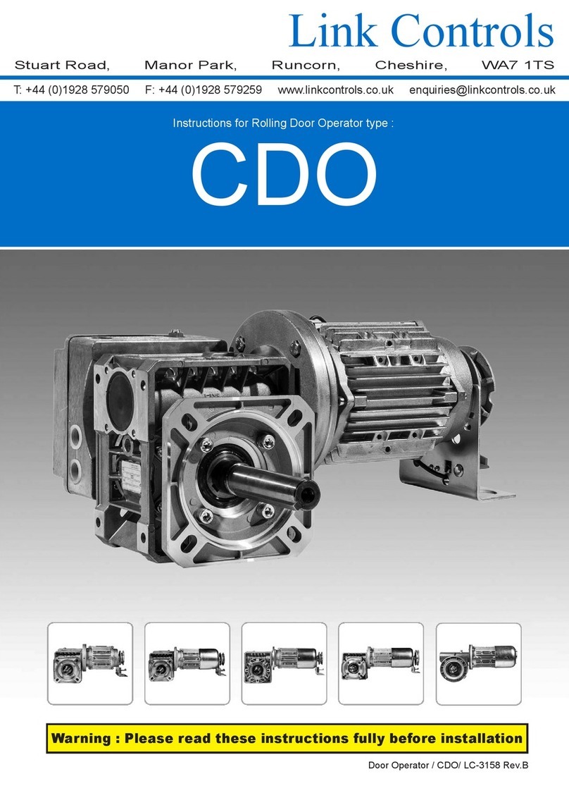 Link Controls CDO Series instructions