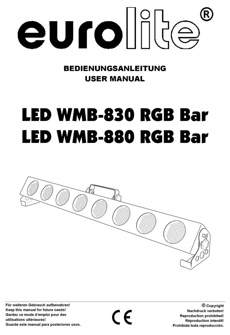 EuroLite LED WMB-830 RGB Bar user manual