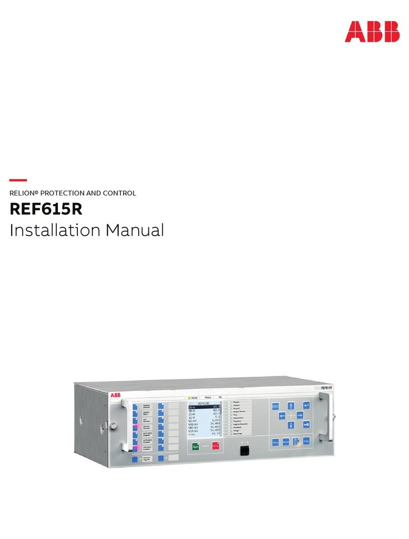 ABB RELION REF615R User manual