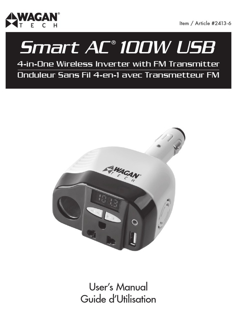 Wagan Smart AC 100W USB user manual