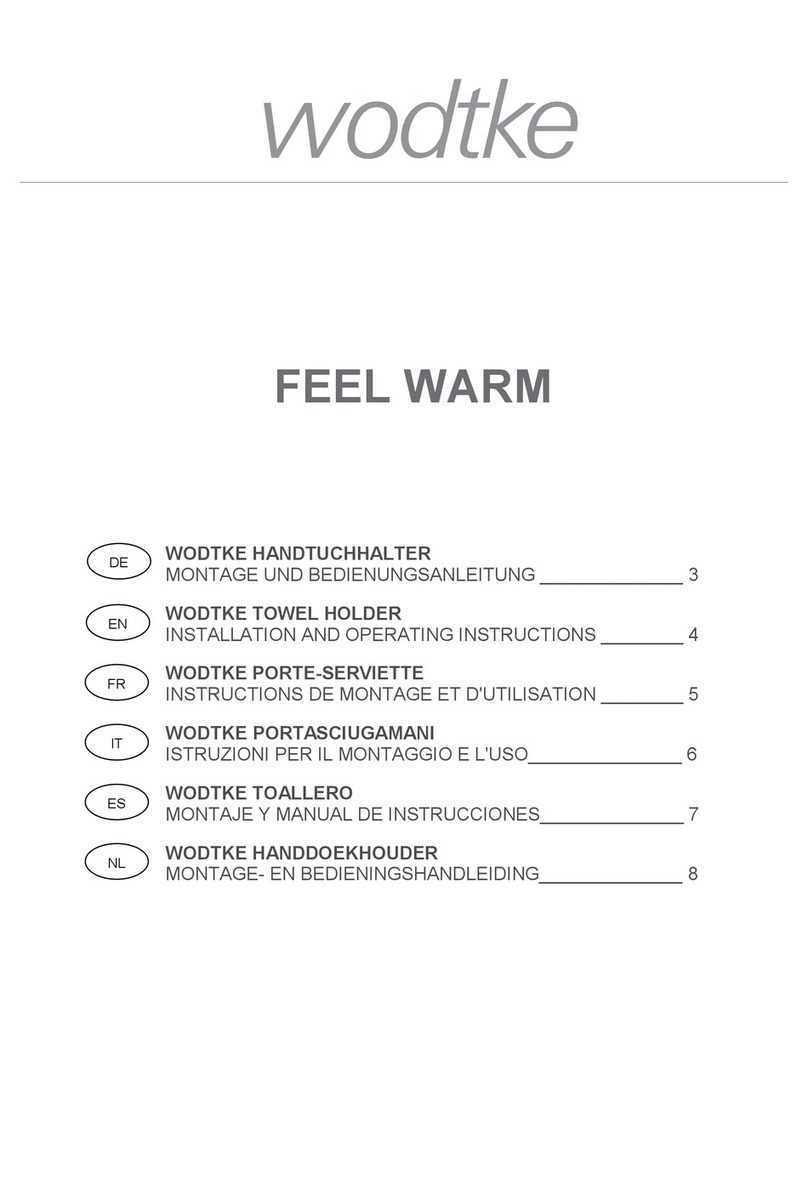 wodtke FEEL WARM Installation and operating instructions