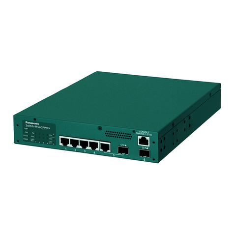 Panasonic Switch-M5eGLPWR+ Series installation guide