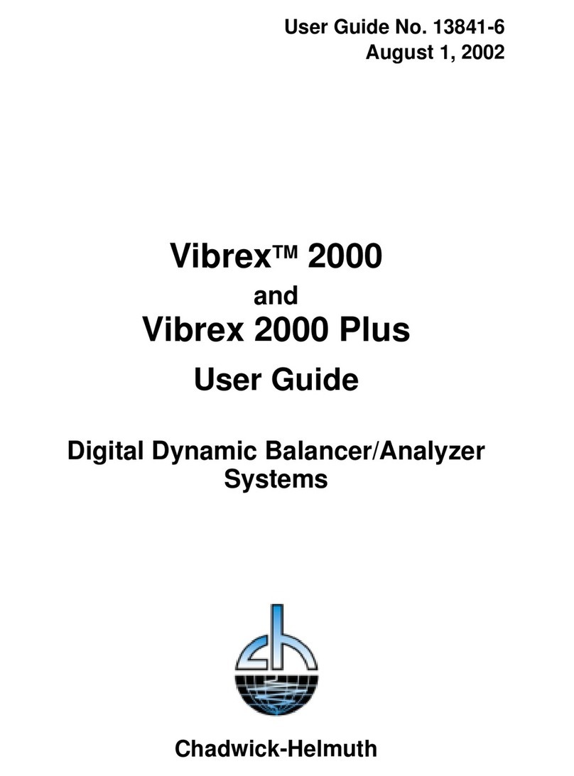 Chadwick-Helmuth Vibrex 2000 Plus user guide