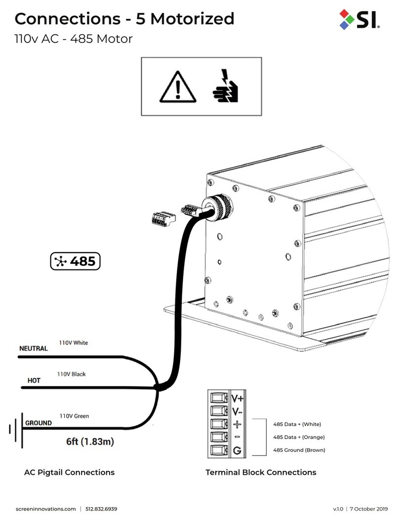 Screen Innovations 5 Motorized Series quick start guide