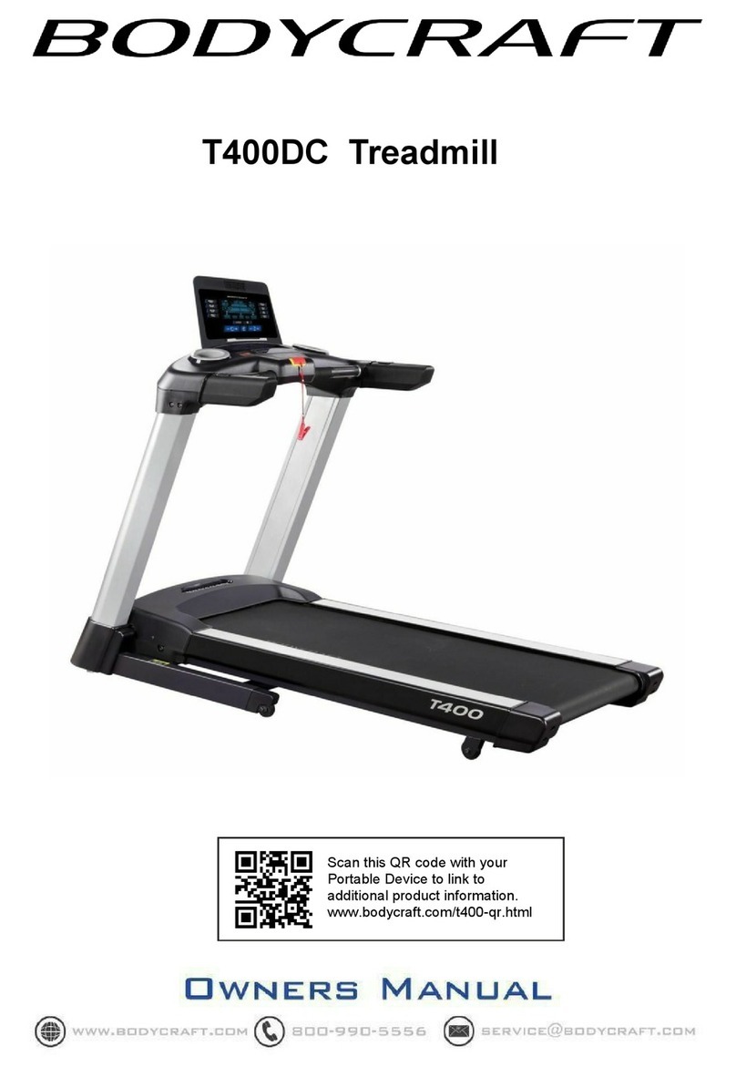 Body Craft T400DC owner's manual