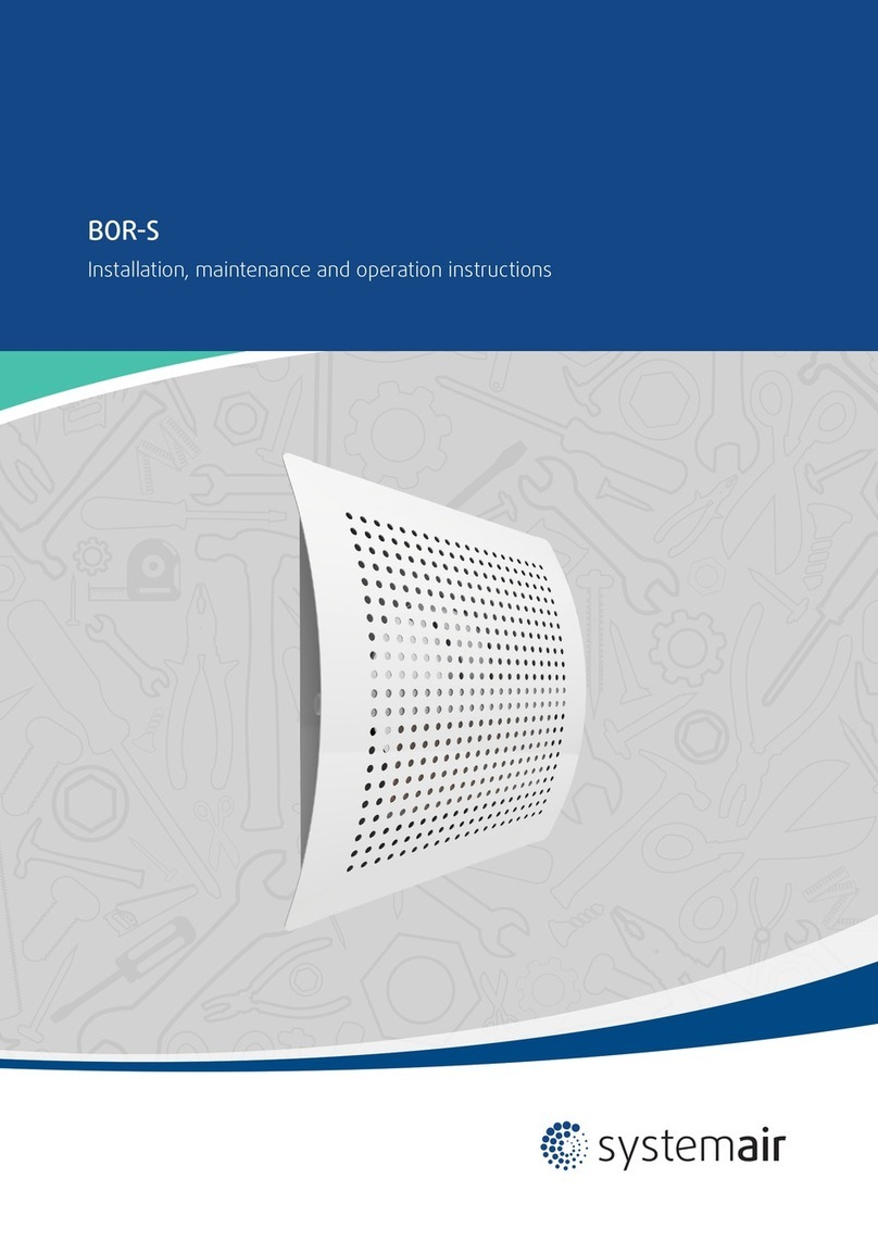 System air BOR-S Series Installation, maintenance and operation instructions