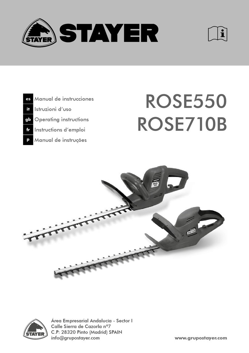 stayer ROSE550 operating instructions