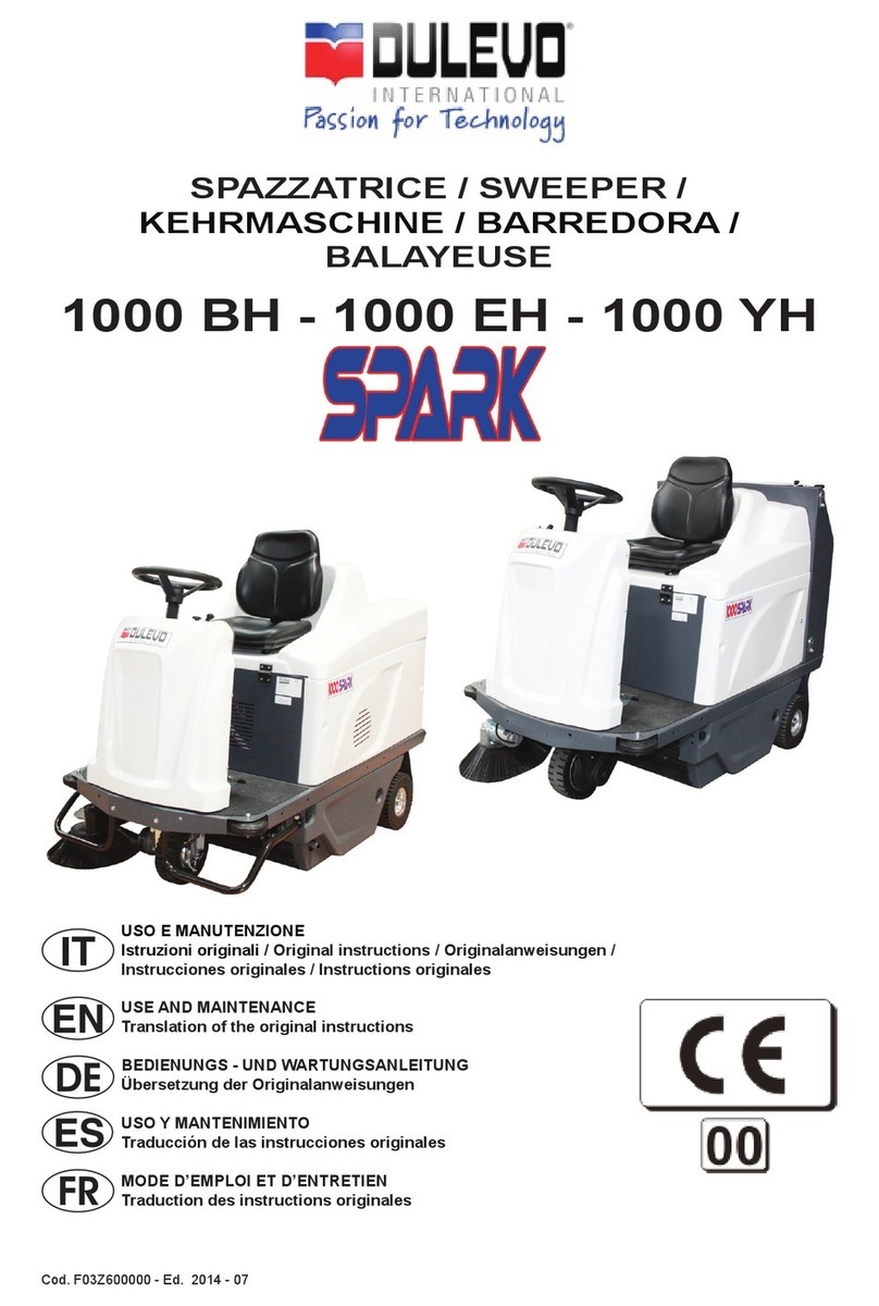 Dulevo Spark 1000 YH Use and maintenance