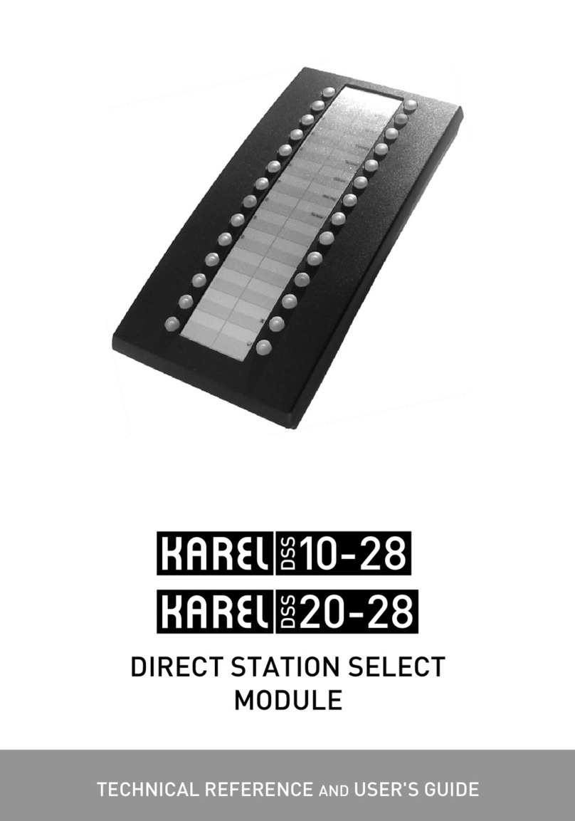 Karel DSS10-28 Technical reference and user's guide