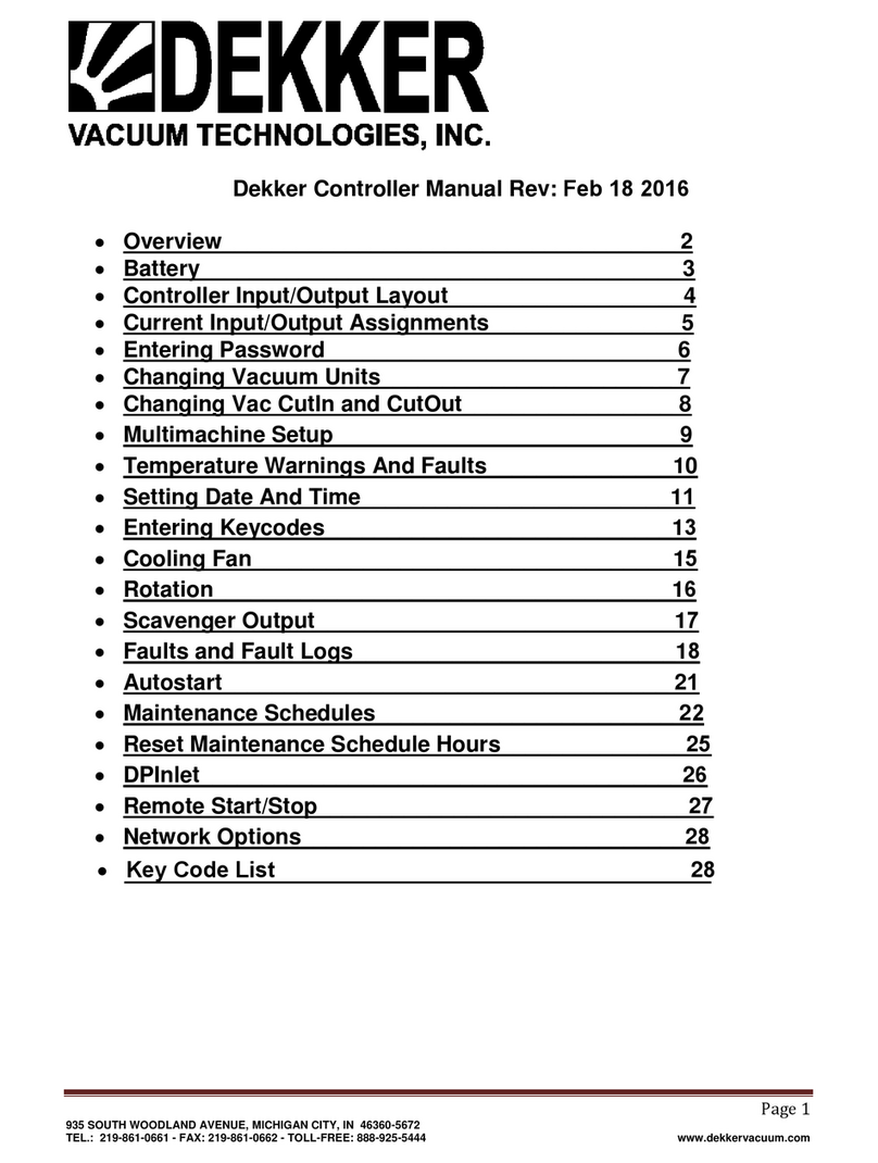 Dekker OnDek Controller manual