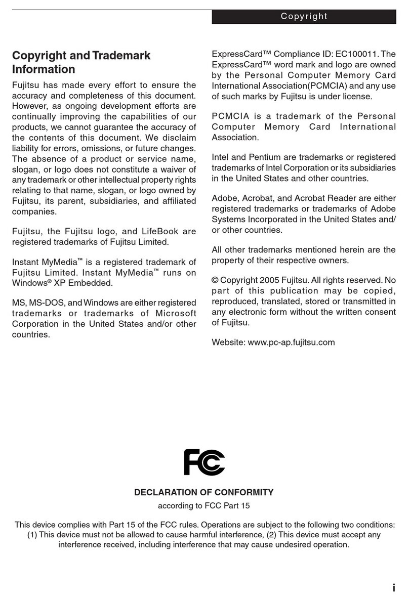 Fujitsu LifeBook N Series User manual