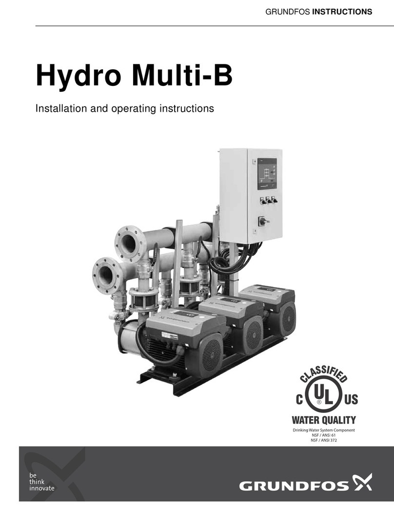 Grundfos Hydro Multi-B Series User manual Grundfos Hydro Multi-B Series User manual