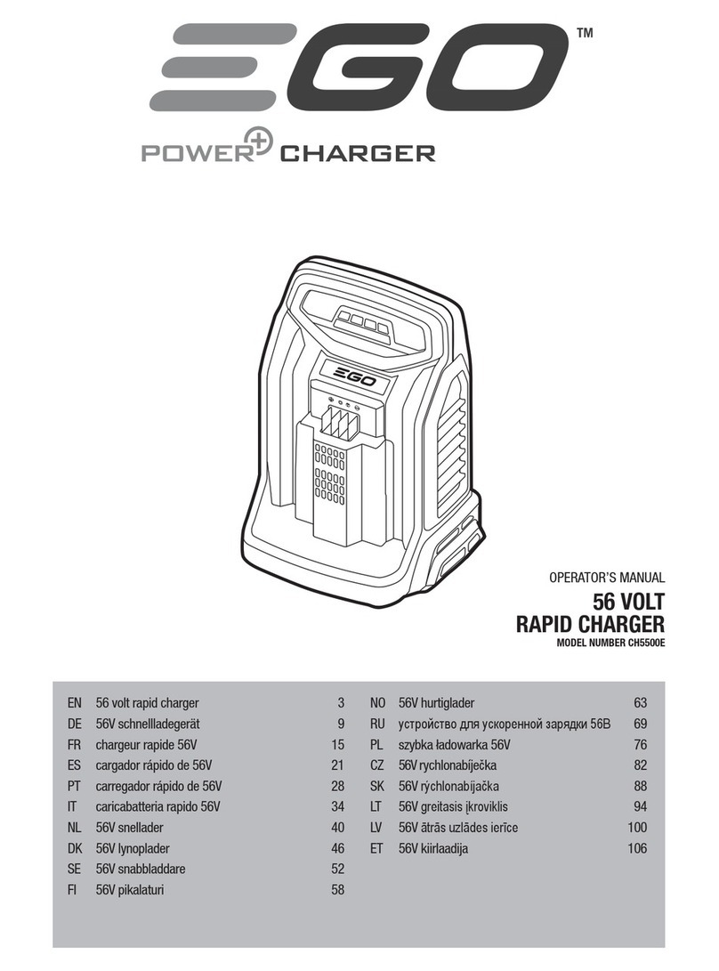 EGO CH5500E User manual