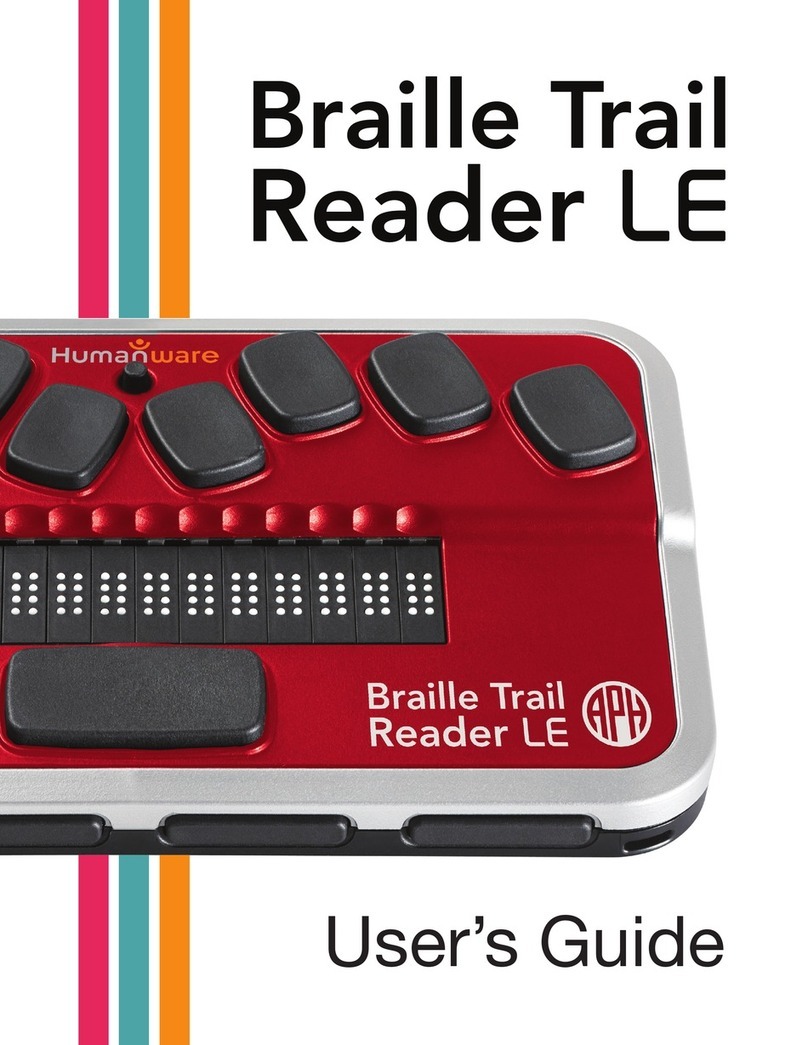 Humanware Braille Trail Reader LE user guide