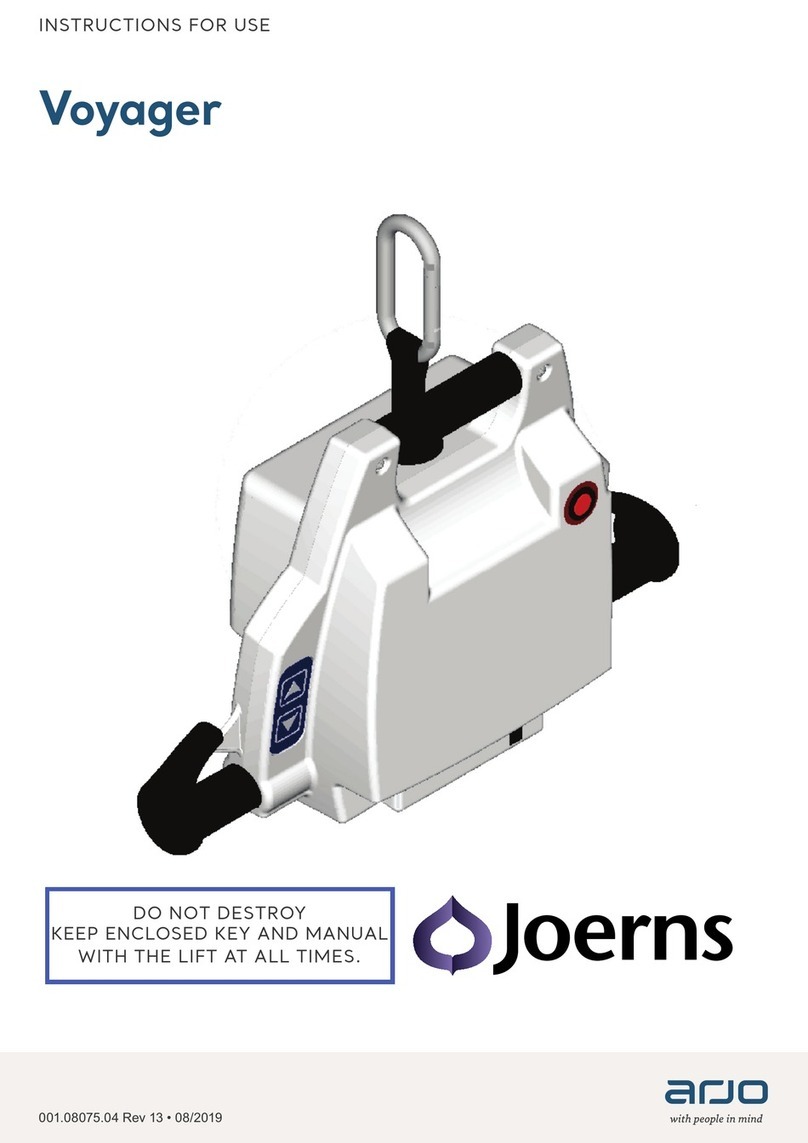 Arjo Joerns Voyager User manual