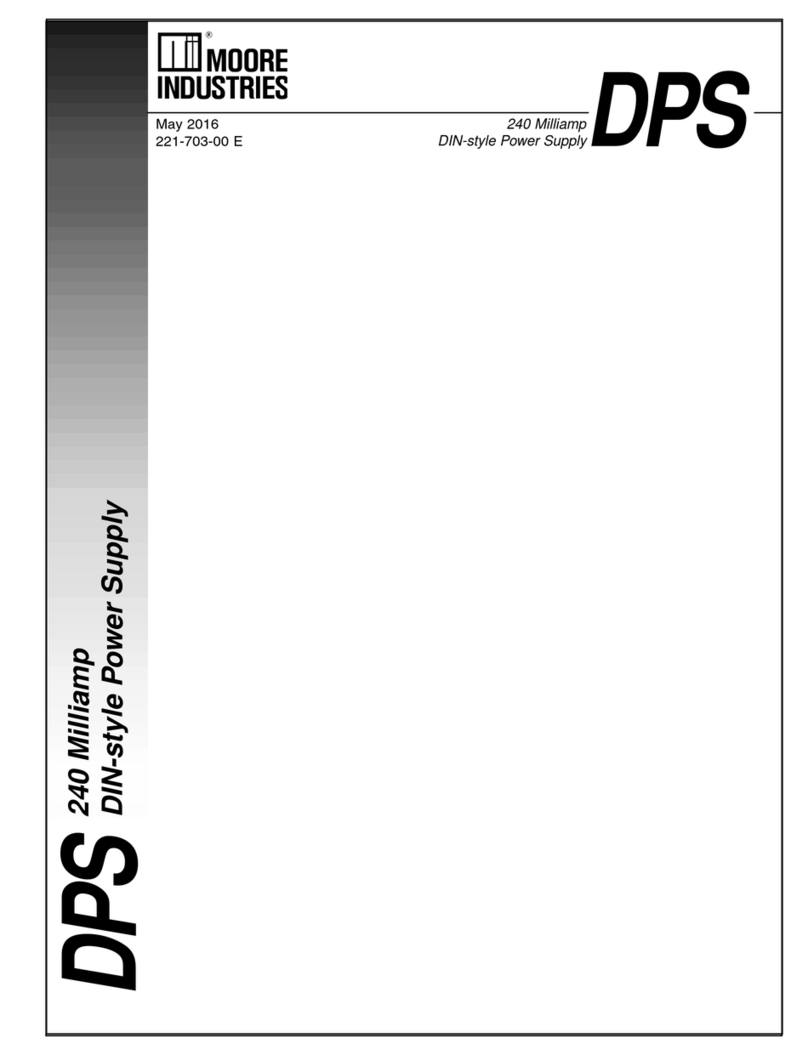 Moore Industries DPS 240 manual