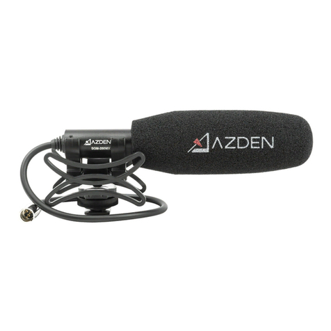 Azden SGM-250CX owner's manual