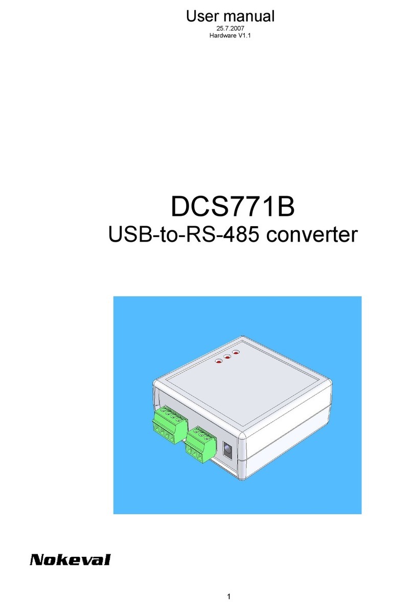 Nokeval DCS771B user manual