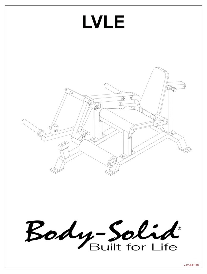 Body Solid LVLE User manual