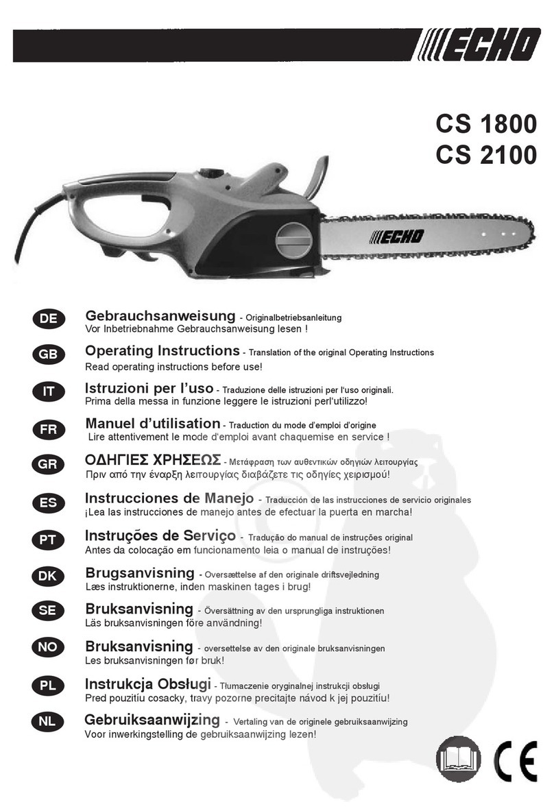 Echo CS 2100 User manual