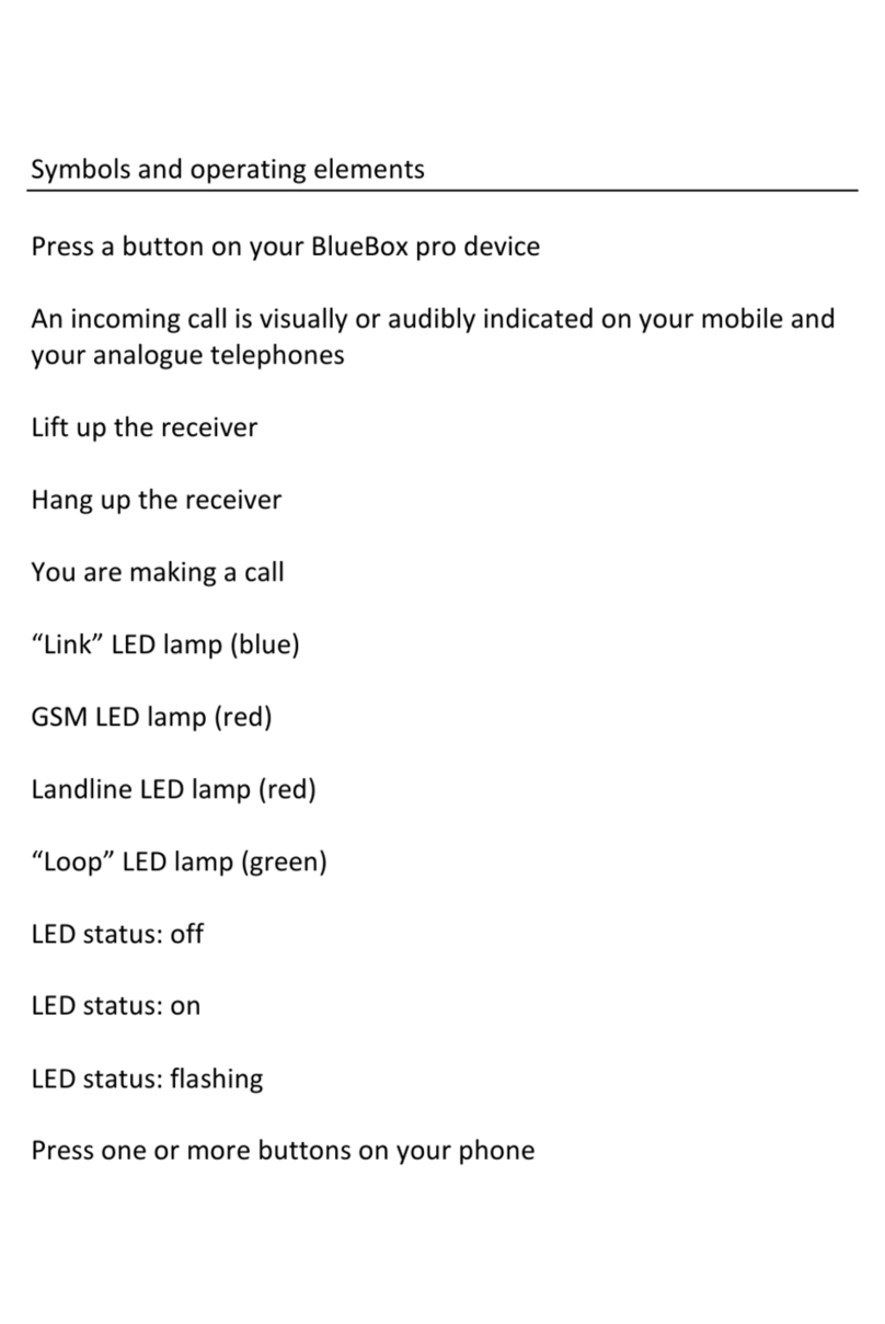 TELTEC BlueBox pro User manual
