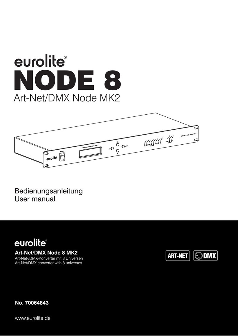 EuroLite Node 8 User manual