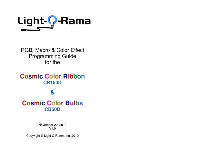 Light O Rama CR150D Programming guide