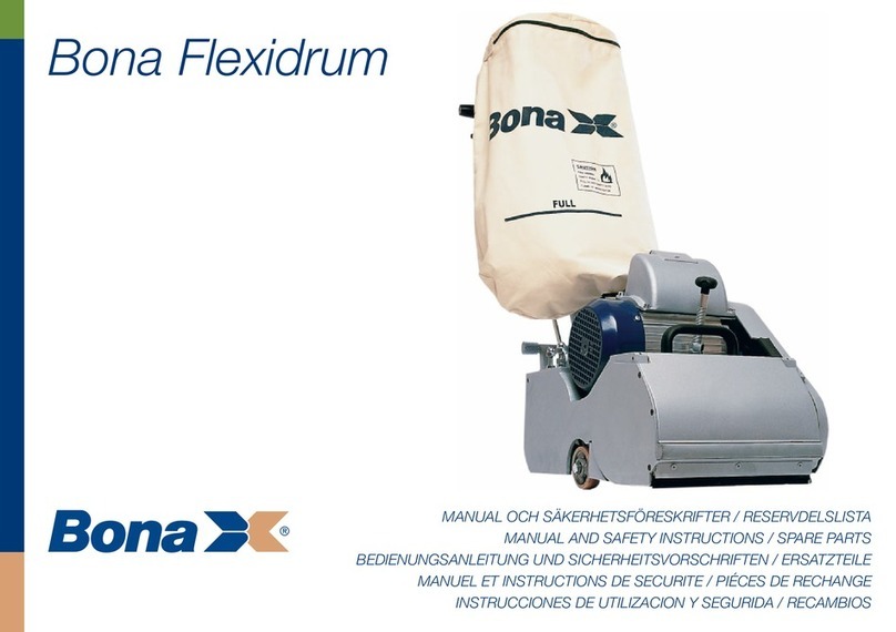 Bona Flexidrum Operator's manual