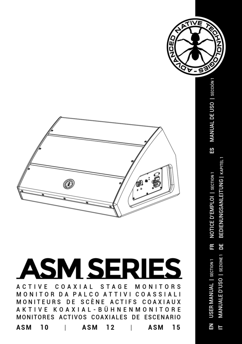 Advanced Native Technologies ASM 10 User manual Advanced Native Technologies ASM 10 User manual