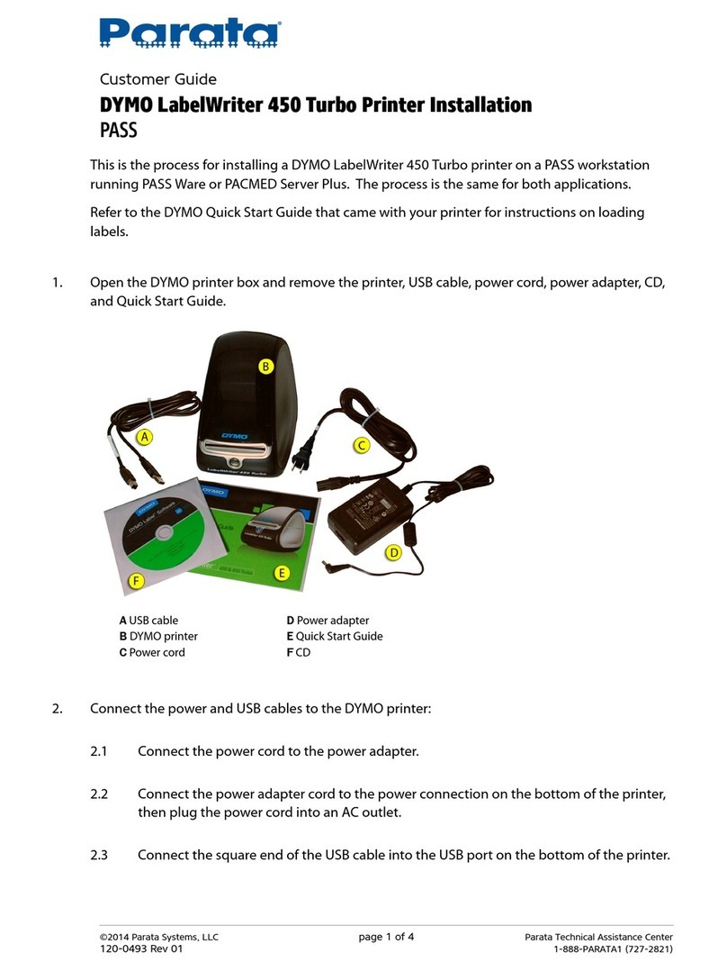 Dymo LabelWriter 450 Turbo installation guide