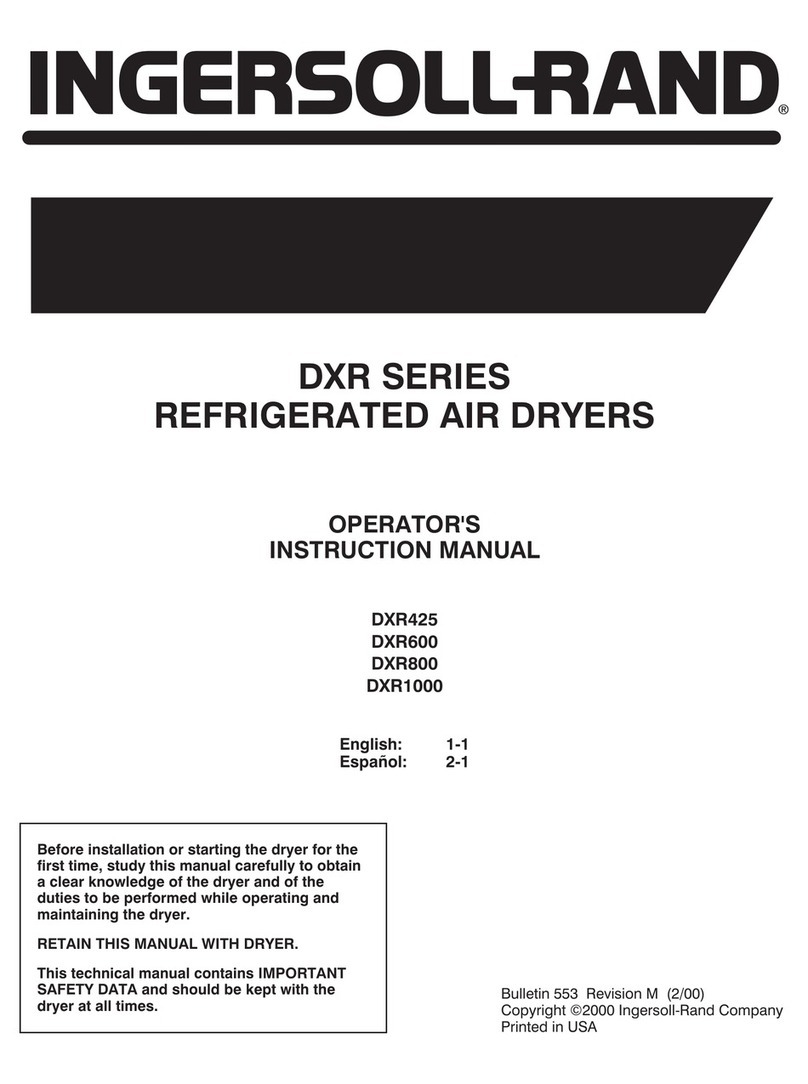 Ingersoll-Rand DXR Series Assembly instructions