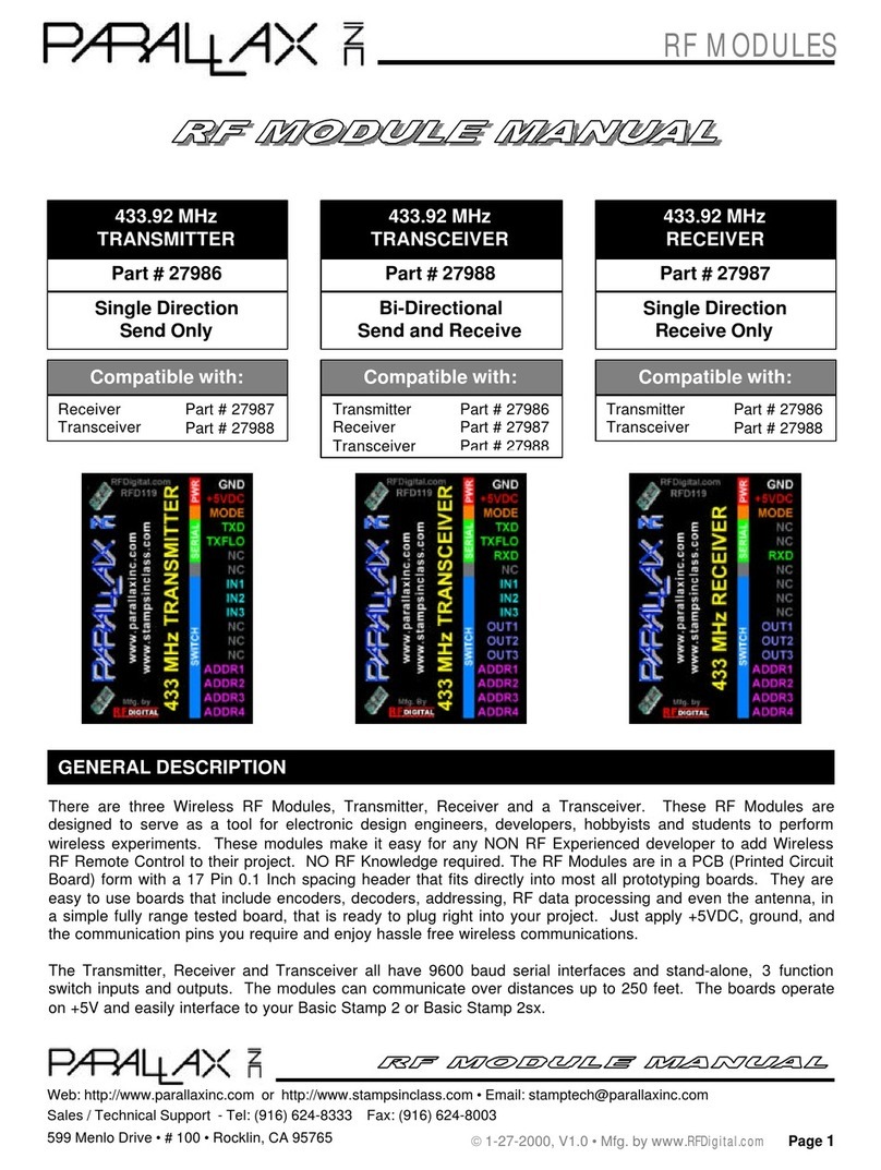 Parallax 27986 manual