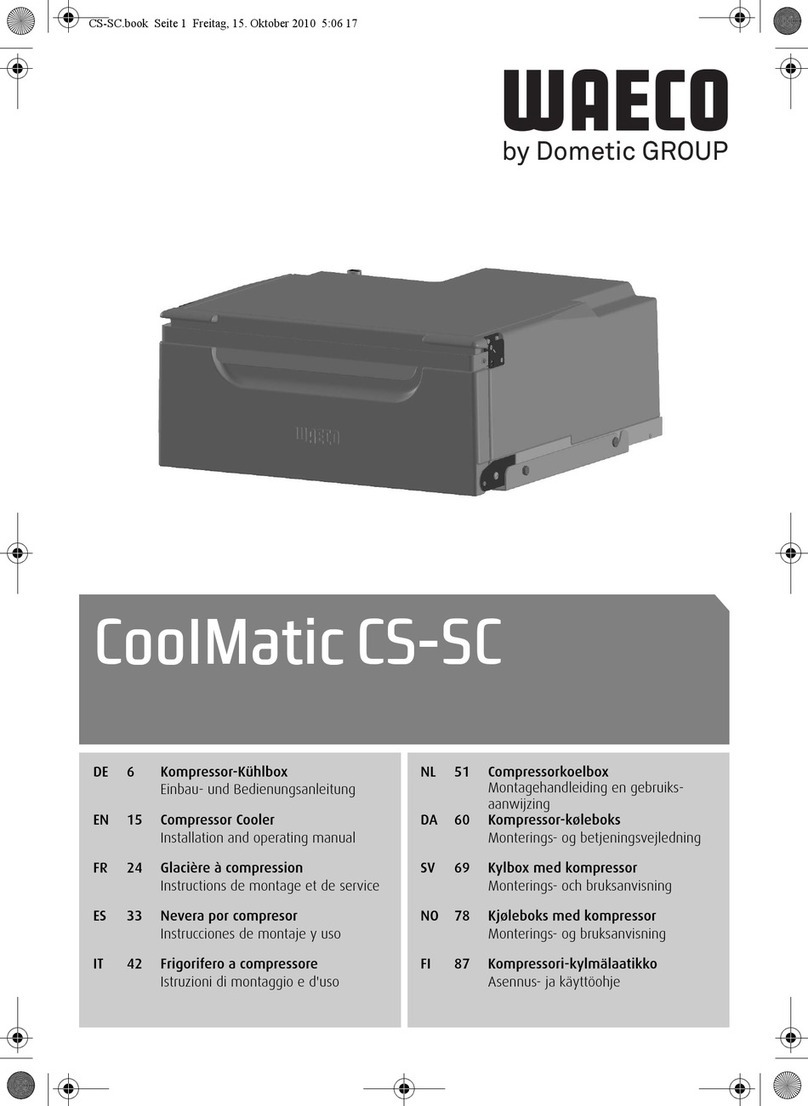 Dometic Waeco CoolMatic CS-SC User manual