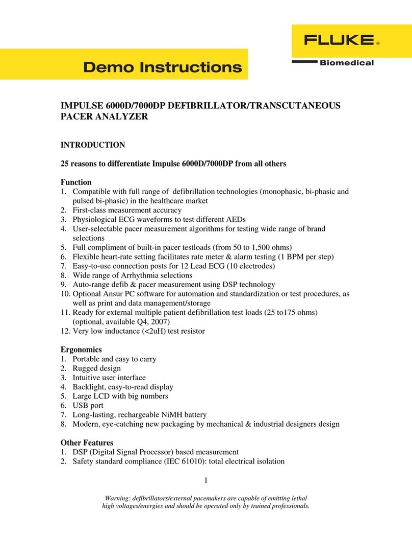 Fluke Biomedical IMPULSE 6000D Demo Instructions