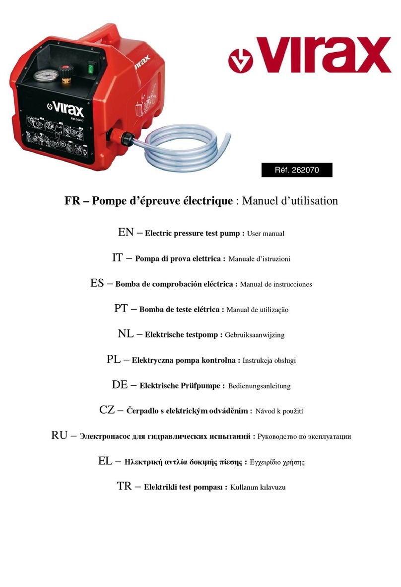 Virax 262070 user manual Virax 262070 user manual